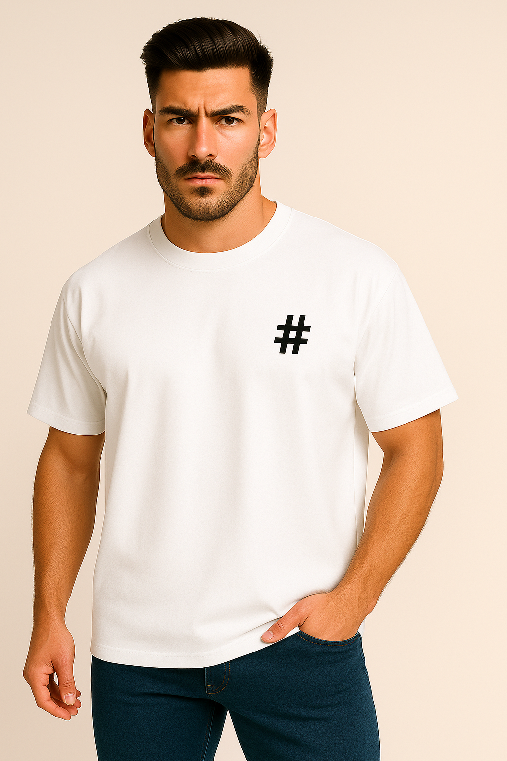 #ROBE Daylight Oversized T-Shirt (White)