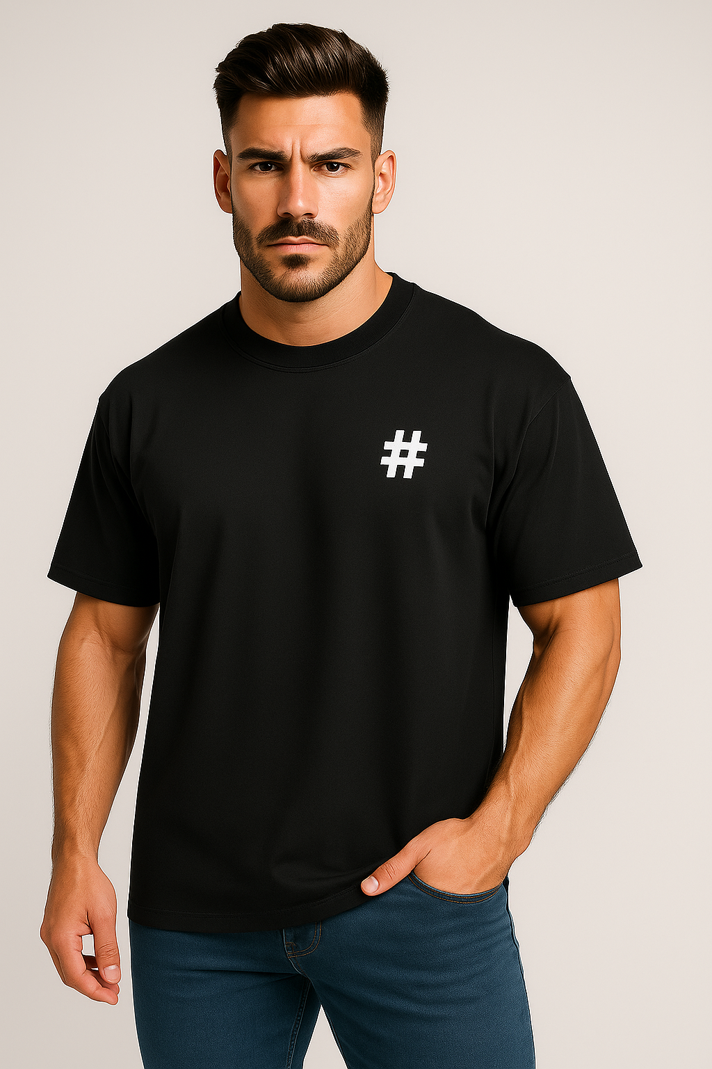 Oversized Classic T-Shirt - Black