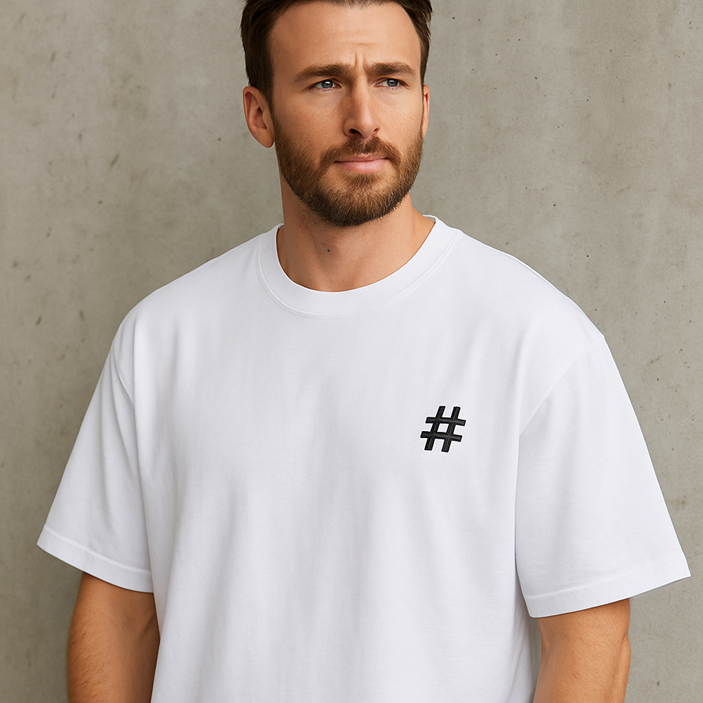 #ROBE Daylight Oversized T-Shirt (White)