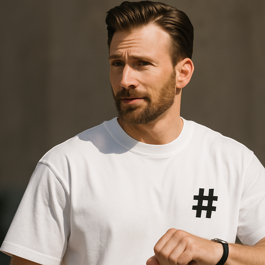 #ROBE Daylight Oversized T-Shirt (White)